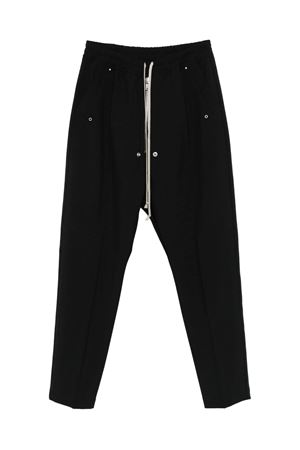 Pantaloni BELA in lana vergine nera RICK OWENS | RU02E1361WGP09